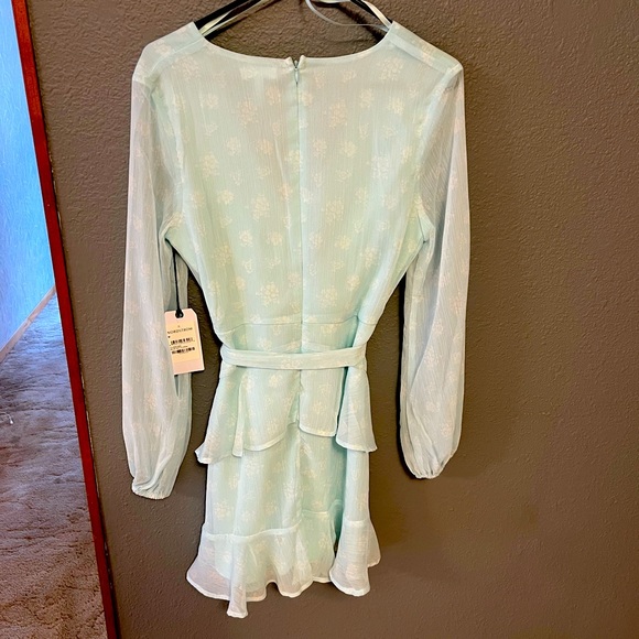 Mini dress-Leith Nordstrom light teal - Picture 2 of 2